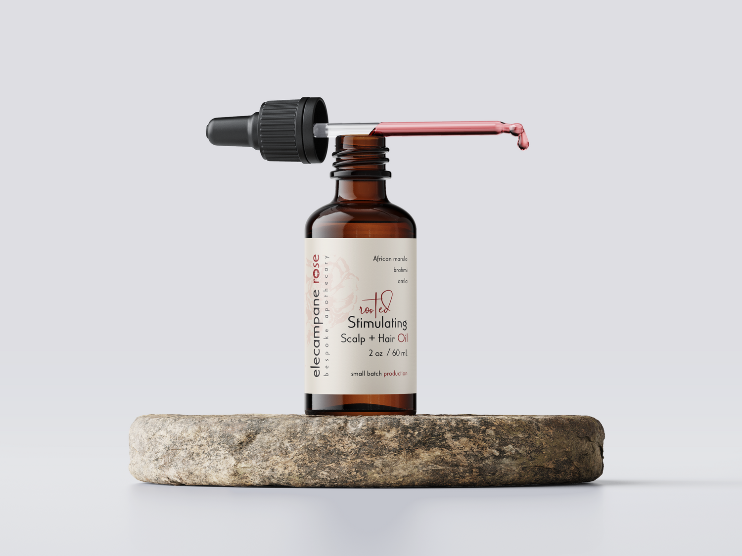 Cuir chevelu stimulant enraciné + huile capillaire
