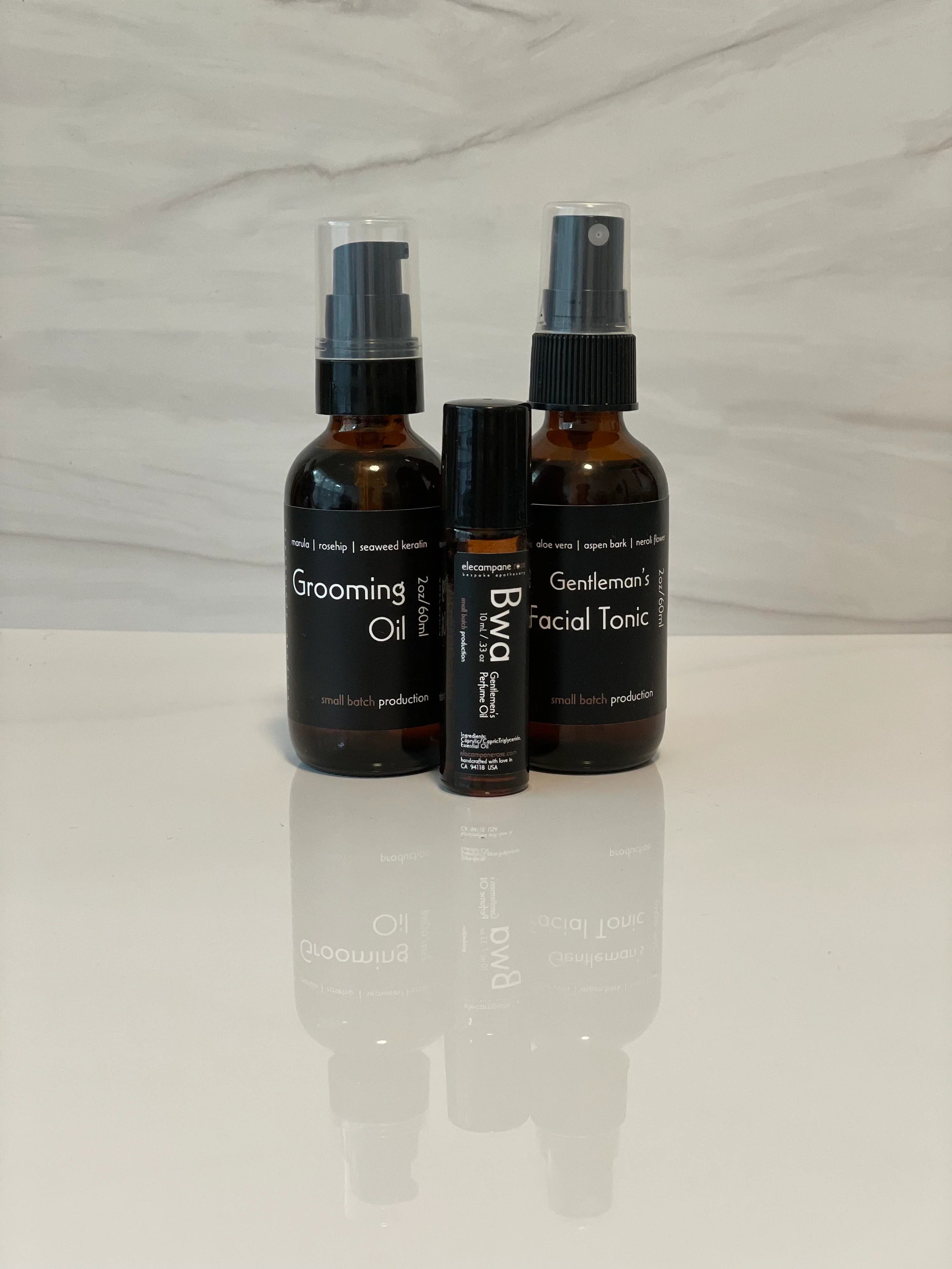 Gentlemen’s Grooming Collection | Oil, Tonic + Scent *Archive Sale*