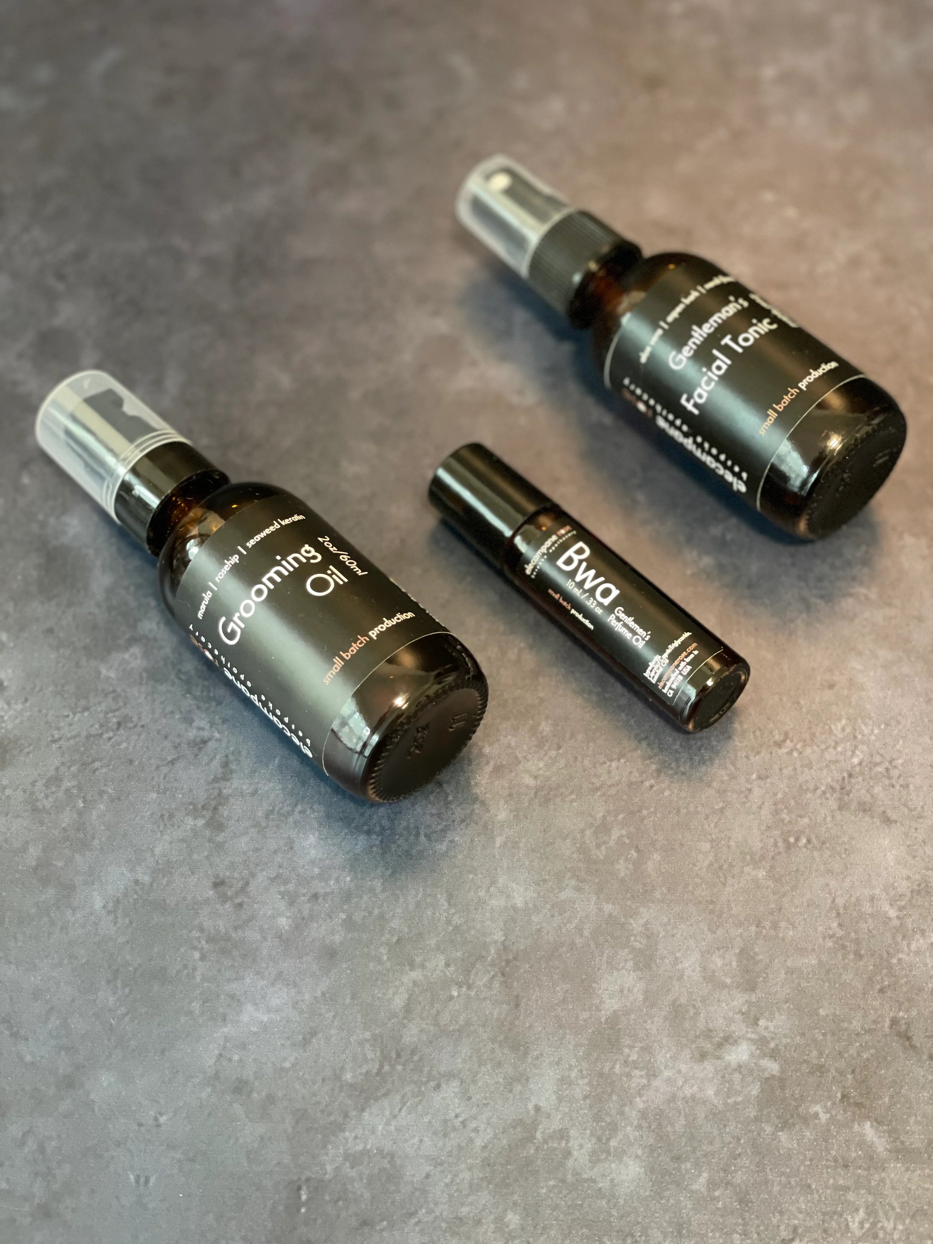 Gentlemen’s Grooming Collection | Oil, Tonic + Scent *Archive Sale*