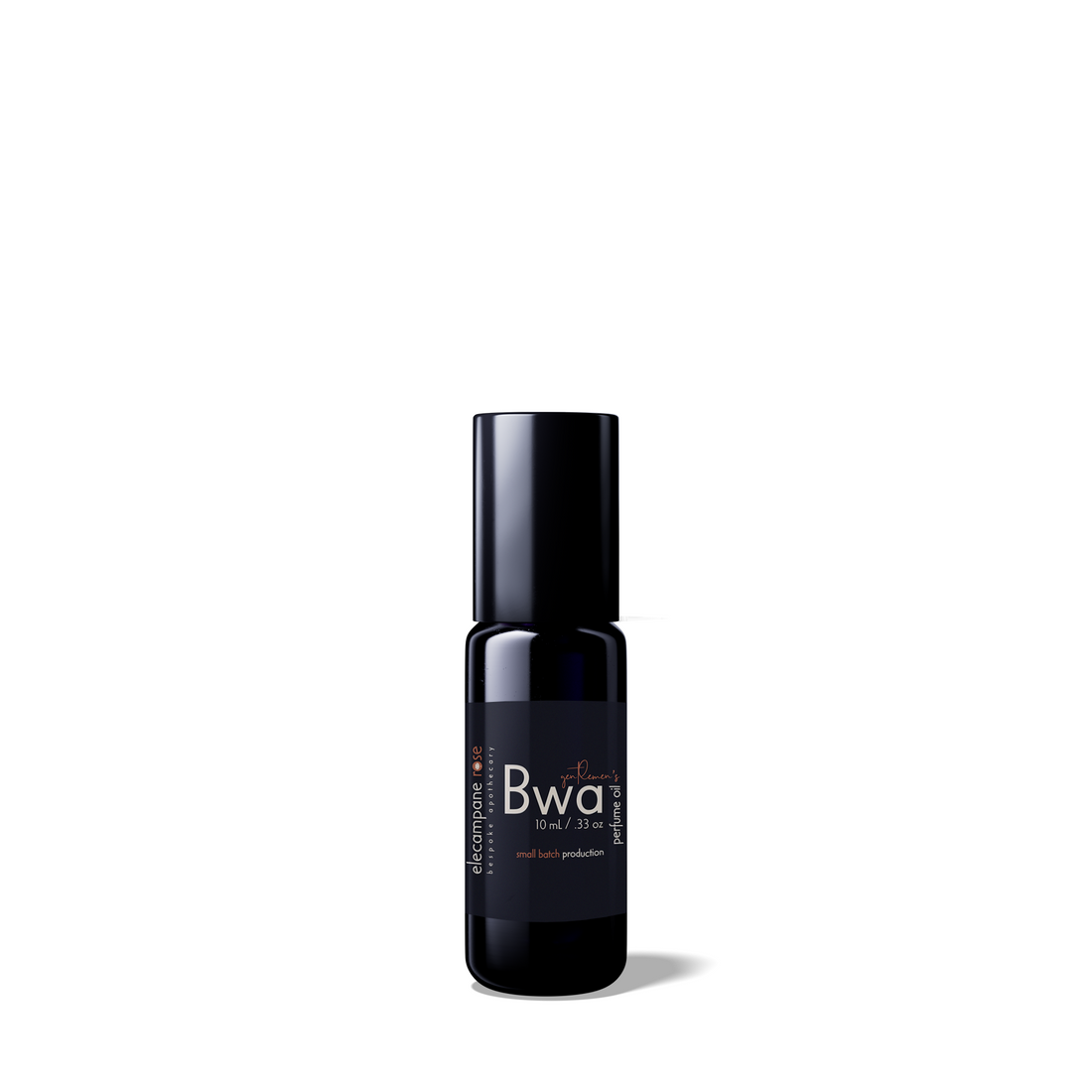 Black bottle with &